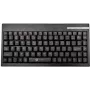 Laidinė USB klaviatūra GETT CleanType Easy Basic Compact — QWERTZ vokiškas išdėstymas, juoda