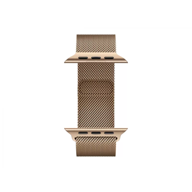 Apple Watch Series 11 GPS + Cellular 46mm Gold Titanium Case su Gold Milanese Loop - S/M (MFD74ZR/A)