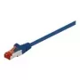 Wentronic Goobay CAT 6 komutacinis kabelis, S/FTP (PiMF), mėlynas, 7,5 m - LSZH be halogenų, varis (68271)