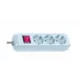 Brennenstuhl Eco-Line su jungikliu trigubas lizdas baltas 1,5 m maitinimo laidas 1152320015, balta, H05VV-F 3G1,5 maitinimo kabelis 1,5 m