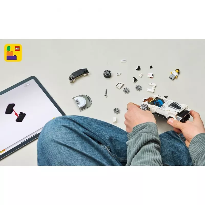 LEGO konstruktorius Bugatti Centodieci Speed Champions 77240 — 291 detalė, 1 minifigūrėlė, amžius 9+