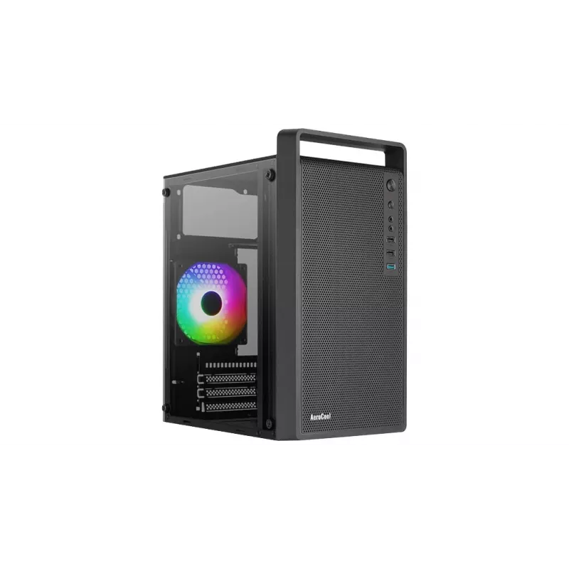 Korpusas Aerocool PGS CS-109-G-BK-v1 FRGB Juoda