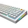 GLORIOUS GPBT apšviečiami klavišų dangteliai — PBT balti, ANSI išdėstymas