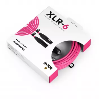 RØDE XLR-6 garso laidas 6 m rožinis