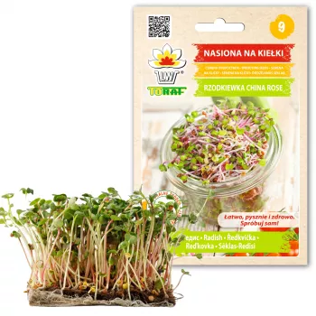 China Rose ridikėlių sėklos daigams, 20 g pakuotė