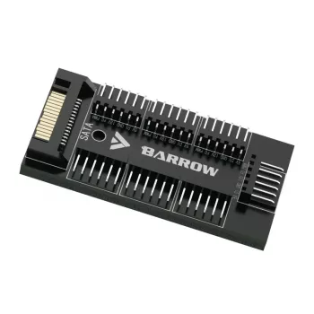 Aušinimo ventiliatorius Barrow Fan Barrow DK401-7 RGB Hub 120mm, RGB šakotuvas įtrauktas, 120 mm dydis