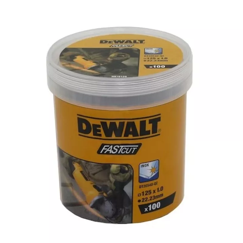 Šlifavimo diskas DeWALT DT20540-QZ plokščiu centru, skirtas geležiai, metalui, nerūdijančiam plienui