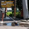 Batavia B.V. | 18V dviejų šepečių – belaidis bešepetinis teleskopinis elektrinis šveitiklis, be akumuliatoriaus ir įkroviklio | IPX7