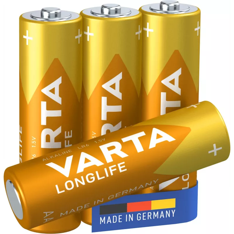 Varta Longlife Extra - Baterija 4 x AA-Tipo šarminė (04106101414)