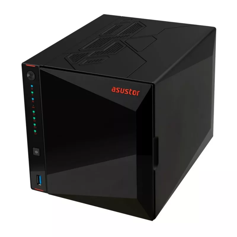 Asustor AS5404T NAS / saugyklos serveris Intel® Celeron® N5105 4 GB DDR4 0 TB ADM juodas