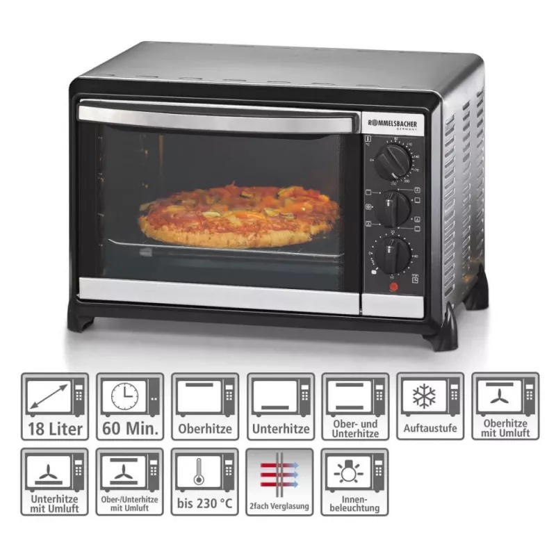 Mini krosnelė Rommelsbacher BG 1055/E