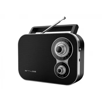 Muse | M-051R | 2 juostų nešiojamasis radijas | Juoda