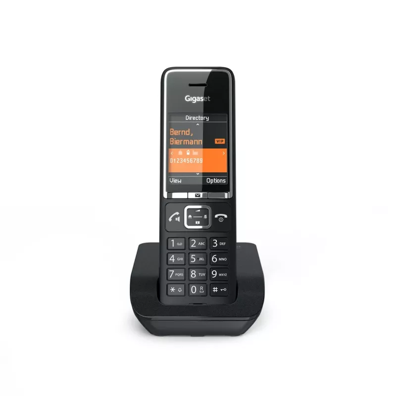 Belaidis telefonas Gigaset Comfort 550 — DECT belaidis ragelis su ilga baterijos veikimo trukme