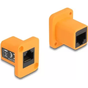 Kabelio jungties adapteris DeLOCK 87998 RJ45 Oranžinis