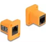 Kabelio jungties adapteris DeLOCK 87998 RJ45 Oranžinis