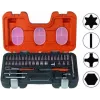 Socket set Bahco 1/4” S460 Metric Drive Size