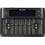 VOLTCRAFT CC-8 apvalių elementų įkroviklis LiIon, LiFePO, NiMH, NiCd A, Mignon (AA), Micro (AAA), Mini (AAAA), Baby (C), Sub-C, 9 V blokas, 10340, 14500, 16340, 17500 (VC-10882815)