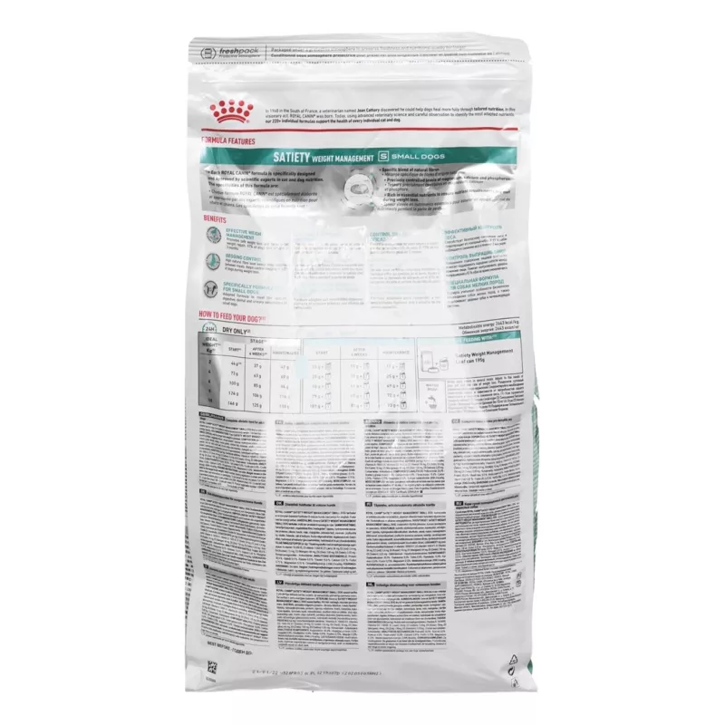 ROYAL CANIN Satiety svorio valdymas Small - sausas šunų maistas - 3 kg