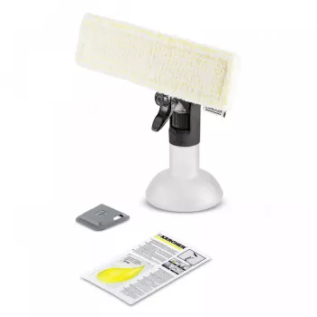 „Karcher“ langų valymo priedo rinkinys 2.633-129.0 — 250 ml purškiamas butelis, suderinamas su WV 2 Plus, WV 2 Premium, WV 5 Premium