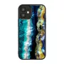 Apsauginis dėklas iKins, skirtas Apple iPhone 12 mini — purpurinio agato raštas