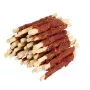 Dog chew Hilton Duck Wrap White Rawhide Stick 500 g — antienos skonio žalios odos dantų kramtukas, baltymai 60%