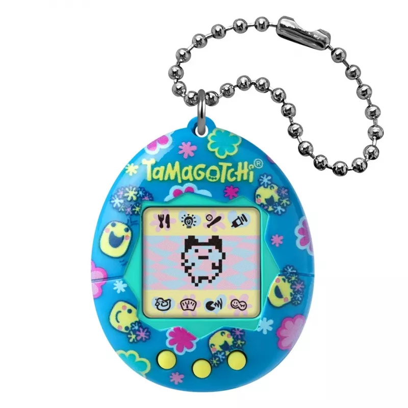 Rankinis skaitmeninis virtualus augintinis Bandai Tamagotchi TAMA SMILE 42991 — kompaktiškas Tamagotchi žaislas, spalvingas dizainas