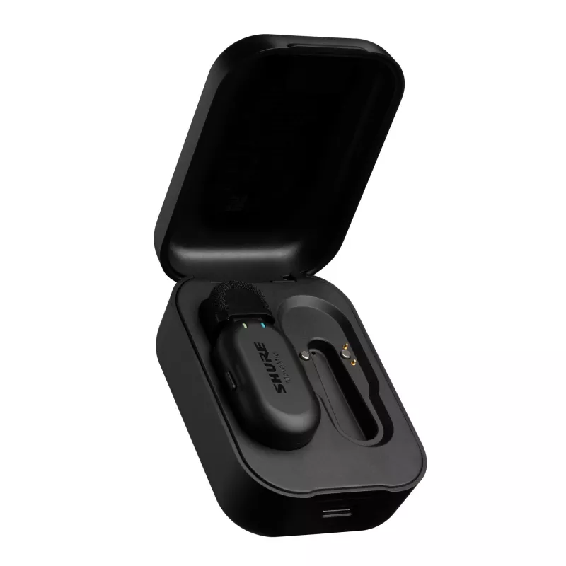 Shure MV-ONE-Z6 - „MoveMic MV-LaV“ belaidis mikrofonas su įkrovimo dėklu