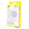 Baseus Free2Pull - 20 W USB-C į Lightning ištraukiamas kabelis, 1 m (violetinis)