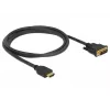 Vaizdo kabelio adapteris DeLOCK 85653 1,5 m HDMI A tipo DVI juoda