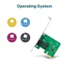TP-LINK TG-3468 tinklo plokštė ir adapteris