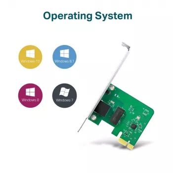 TP-LINK TG-3468 tinklo plokštė ir adapteris