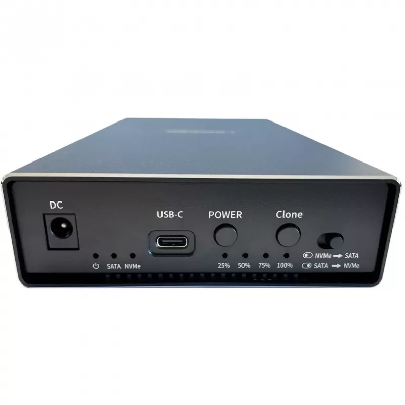 HDD/SSD korpusas LC-Power LC-DOCK-C-35-M2 3,5 colio USB Type-C 10 Gbit/s