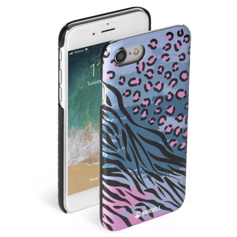 Dėklas Krusell 61897 mobiliojo telefono dėklas, skirtas iPhone SE 2020 iPhone 7 8 Mėlynas