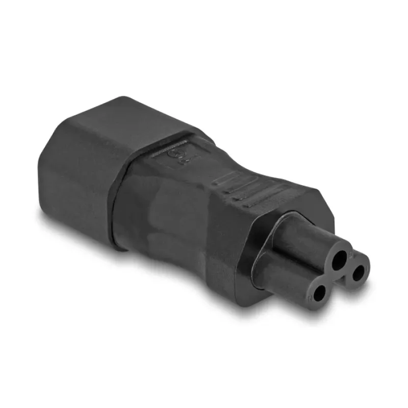 DeLOCK tinklo adapteris IEC 60320 C14 į C5 kištukinį lizdą 2,5 A tiesus juodas
