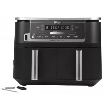 Ninja AF451EU gruzdintuvė Viena 9,5 l 2470 W Karšto oro gruzdintuvė Juoda