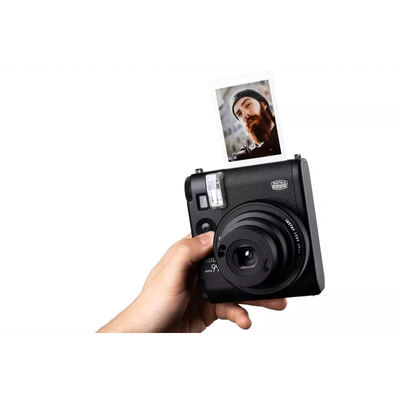 Momentinis fotoaparatas Fujifilm Instax Mini 99 Juoda — nuotrauka 62×46 mm, juostelė 86×54 mm, 60 mm židinio nuotolis