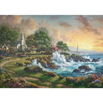 Thomas Kinkade Studios: Kleinod am Meer, dėlionė 1000 vienetų
