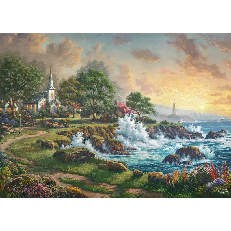 Thomas Kinkade Studios: Kleinod am Meer, dėlionė 1000 vienetų