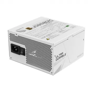 GIGABYTE UD850GM PG5W Maitinimo blokas - PCIe 5.0, 80 PLUS Gold, visiškai modulinis dizainas, 120 mm ventiliatorius, suderinamas su ATX 3.0, EU kištukas