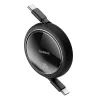 USB laidas Baseus Free2Draw 1m USB C juodas