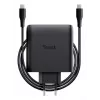 TRUST Maxo 100W 2-Port USB-C GaN Charger — 100 W, 2× USB-C, 20 V max, 2 m kabelis, Juoda