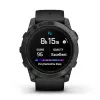 Išmanusis laikrodis GARMIN epix Pro (Gen 2) — 1,4 colio AMOLED 454×454, 32 GB, GPS, Wi‑Fi, Bluetooth, 51 mm korpusas, 98 g, juodas silikonas