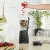 Blender Glass Jug Petra PT5531MBLKVDE Juoda