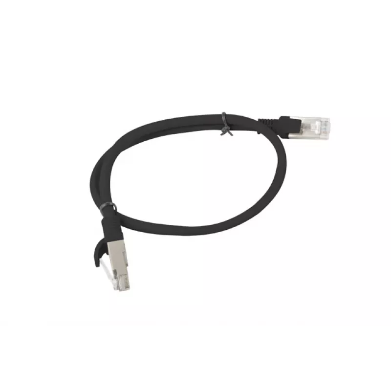 Patchcord cat.5e 0,5M UTP juodas