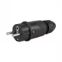 ABL 100000068 profesionalus kištukas SCHUKO & fr-be Elamid-2K juodas sv IP54 (100000068)