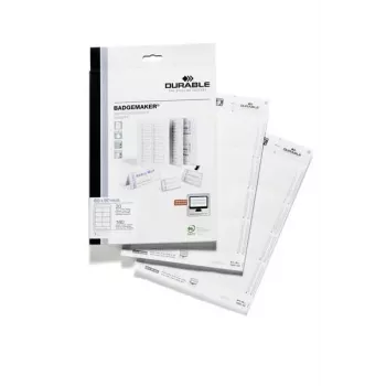Durable 1456-02 ženkliukų įdėklai 60x90 mm balti
