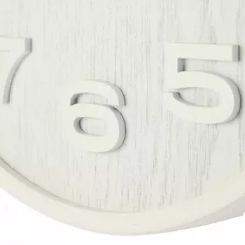 NeXtime 3096WI - Sieninis - kvarcinis laikrodis - Apskritas - Baltas - Medis - Medis