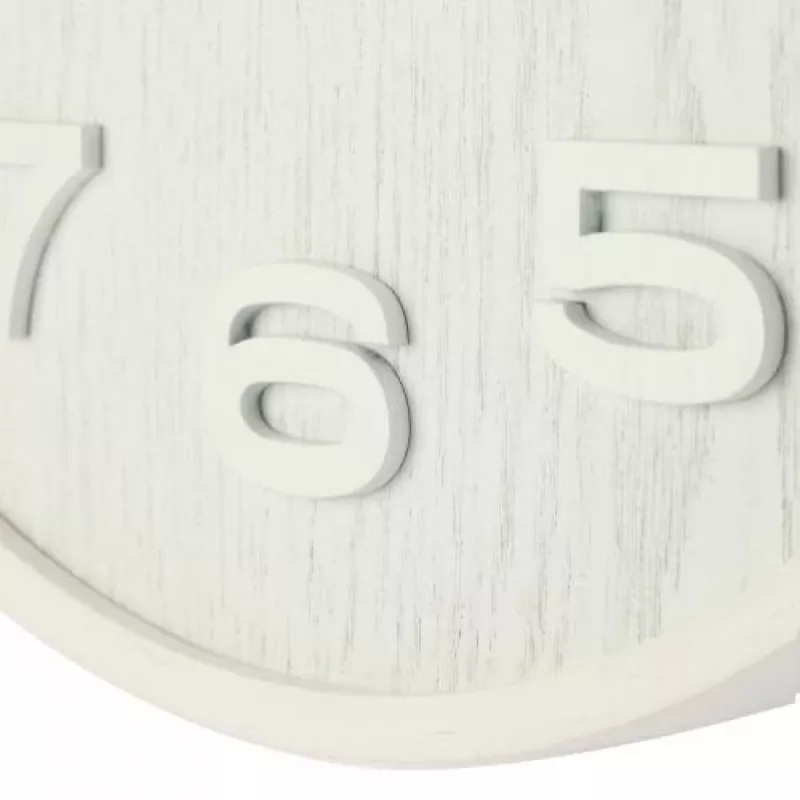 NeXtime 3096WI - Sieninis - kvarcinis laikrodis - Apskritas - Baltas - Medis - Medis