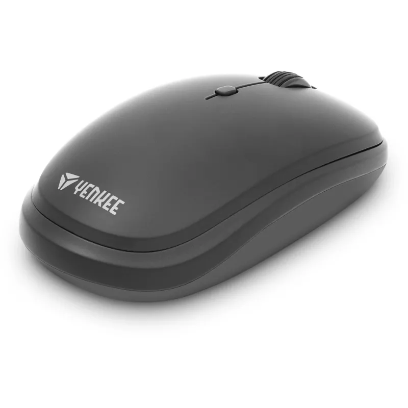 Belaidis klaviatūros ir pelės rinkinys YENKEE YKB 2008CS — 2,4 GHz USB, kompaktiškas išdėstymas