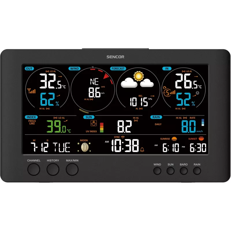 SENCOR SWS 12500 WiFi PRO stotis meteo